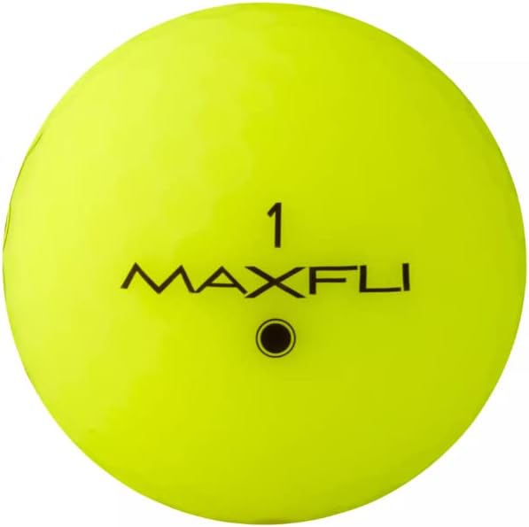 Maxfli 2023 Softfli Matte Golf Balls- 12 Pack (Yellow)