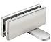 CRL CRL380A Satin Anodized Hydraulic Patch Fitting with 2-9/16" Setback - NHO