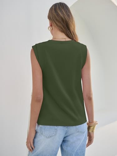 Image of ANRABESS Business Casual Tops for Womens Cap Sleeve Summer Dressy Shirts 2026 Trendy Work Office Outfits Clothing