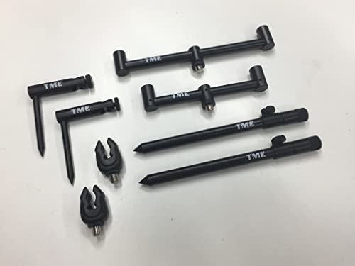 TMC Carp/Coarse Fishing Set. 2 x Buzz Bars, 2 x Bank Sticks, 2 x Stabilzers, 2 x Butt Rests. 13 mm