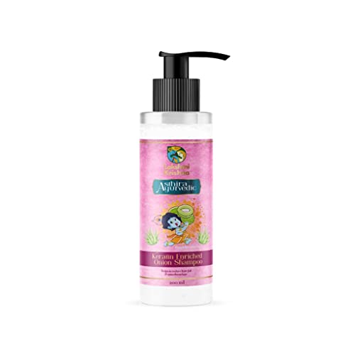 Image of Lakshmi Krishna Keratin Enriched Onion Shampoo-200ml with Aloe Vera, Coconut Oil, Bhringraj Extracts ||Strengthen & Restore Hair with Nourishing Ingredients||