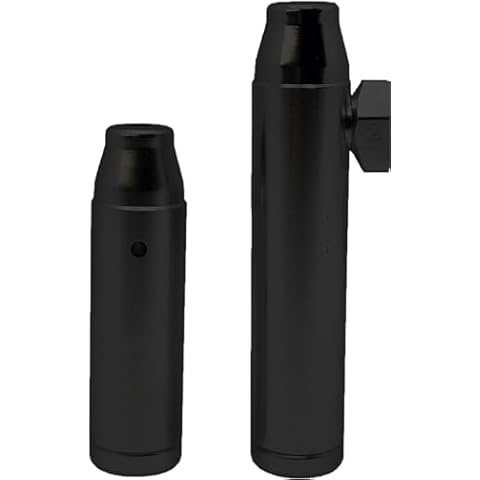 iSnuff Travel Storage Box Discreet Compact Spice Dispenser 2Pcs Bullet Style Set (L and XL) Cover