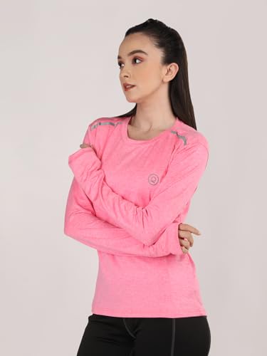 Image of CHKOKKO Tshirt for Woman Regular Fit Gym Workout Lightweight T Shirt for Women Breathable Round Crew Neck T Shirts for Sports Like Training, Running