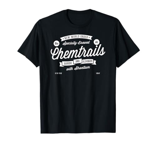 Chemtrails Ba Al Retro Awareness Design T-Shirt