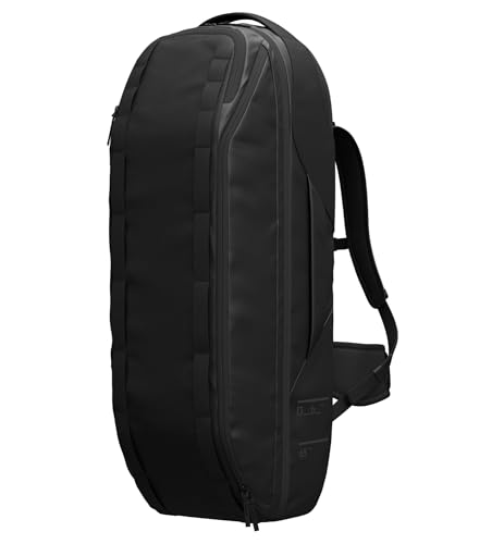 Db Journey Skate Duffel - Skateboard Backpack for Travel with Side-Access Board Compartment, Padded Pocket for Additional Decks, Split Storage, 65L - Black Out