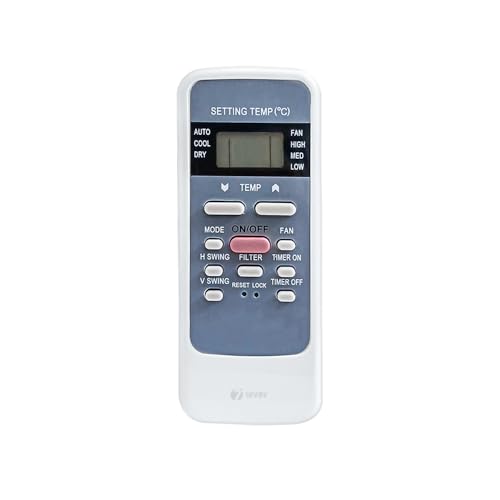 Image of 7SEVEN Compatible AC Remote for Hitachi Split AC and Window Air Conditioner The Model of Remote Control is 137, Exact Match with Original Remote No Pairing Required use New AAA Alkaline Battery.