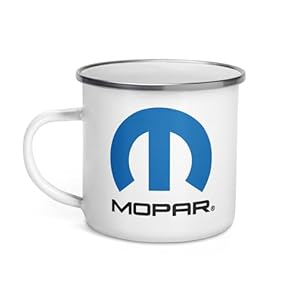 Mopar Logo Enamel Campfire Mug – 12 oz