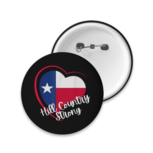 Hill Country Strong Backpacks Button Badges Decor Funny Art Decor Brooch Pink Decor for Women Wen（1.73 Inch）