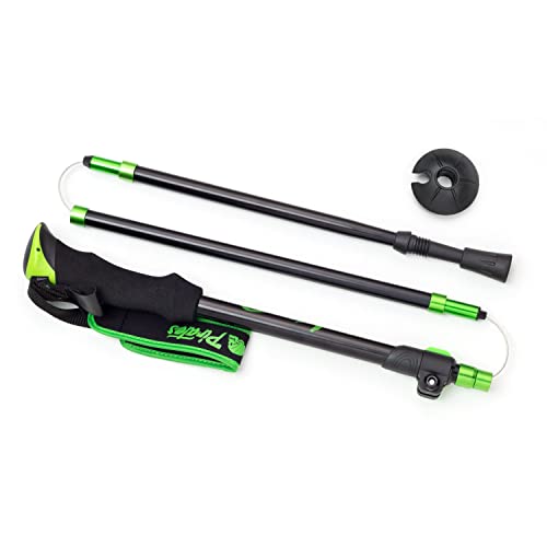 Whitewoods Side Arm Trekking Aluminum 5 Piece Telescopic Packable Nordic Ski Poles - Adjust From 120 Cm To 140Cm #TOP21