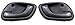 PT Auto Warehouse SZ-2576G-DP - Inside Interior Inner Door Handle, Gray - Left/Right Pair