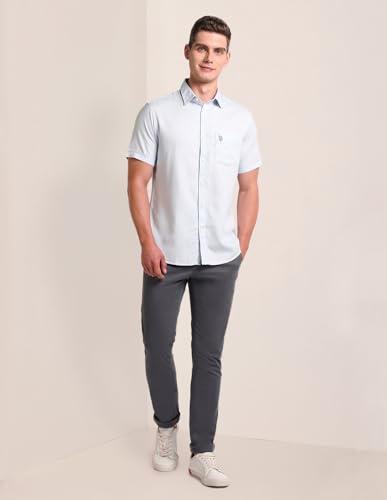 Image of U.S. Polo ASSN. Men's Cotton Regular Fit Shirt