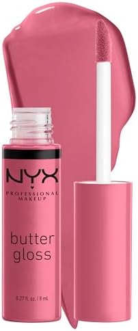 Nyx Professional Makeup Butter Lip Gloss, Glossy Finish, 8ml - Angel Food Cake