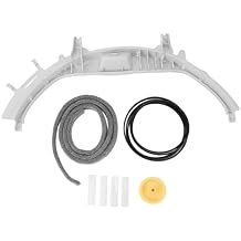WE49X20697 Dryer Bearing Kit Compatible with GE Dryer, Contains Top Bearing WE3M26 Drum Felt WE9M30 Drive Belt WE12M29 Bearing Slides