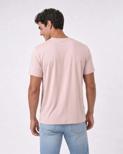 Image of Wellbi Bamboo Men's Tshirt - Ultra-Soft, Breathable & Sustainable | Premium Cotton Blend for Supreme Comfort | Stylish & Eco-Friendly T-Shirt for Men | Tshirt Men Cotton