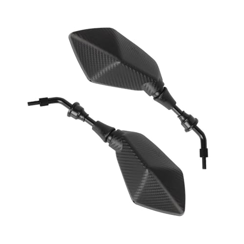 Rétroviseurs latéraux convexes de moto grand angle filetages 8mm 10mm