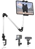 【Rotación y Ajuste de 360 Grados】 El trípode superior para cámaras DSLR es ajustable en 360 grados y flexible con 3 brazos, y alcanza una altura máxima de 90 cm de extensión. El diseño de articulación fija de tres engranajes tiene una buena capacidad de carga de hasta 2,3 kg, lo que le brinda una experiencia de visualización/disparo estable y cómoda.