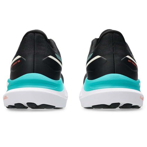 ASICS GT-1000 13, Sneaker Uomo, Nero/Verde Onda, 42.5 EU - 7