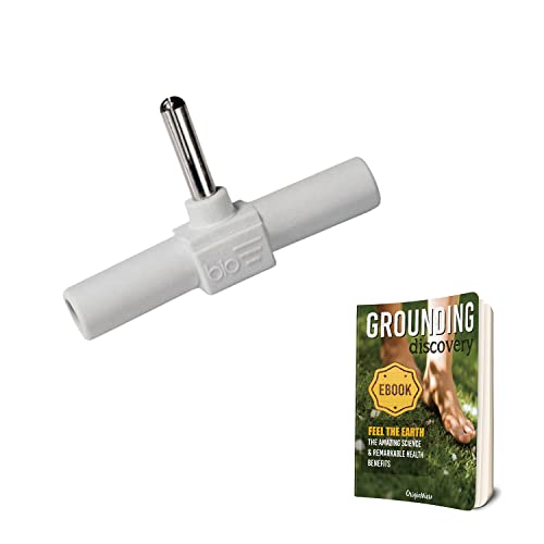 Earthing Pro Grounding Splitter X1 | The Grounding Splitter Allows You to Connect Two Grounding Products, Such As an Grounding Mat and A Sheet, Into One Outlet (Or Rod) Ground Connection, White