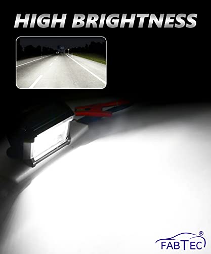 Image of FABTEC 18 LED 4 Inch /10 cm Bar Light LED Fog Light for All Motorcycles /Bike /Scooty /E-Rikshaw (Set Of 2) (4 Inch,White) (6 Month Warranty)