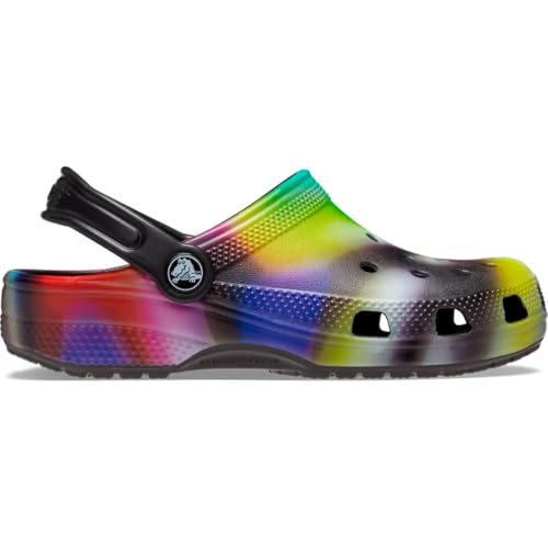 CROCS Classic Solarized Cgk - Black/Multi - J1 , 207587-0C4-J1, Kids Unisex , Black/Multi , J1