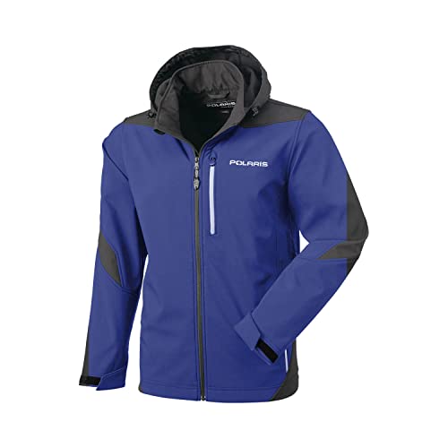Polaris Mens Blue Mens Softshell Jacket Warm Winter Ventilated DWR Finish - XXX-Large2
