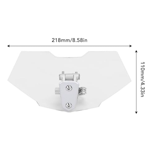 Extension de pare-brise moto contre turbulences et bruit de casque - 2