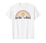 Gudetama Gude Vibes Good Vibes Rainbow T-Shirt