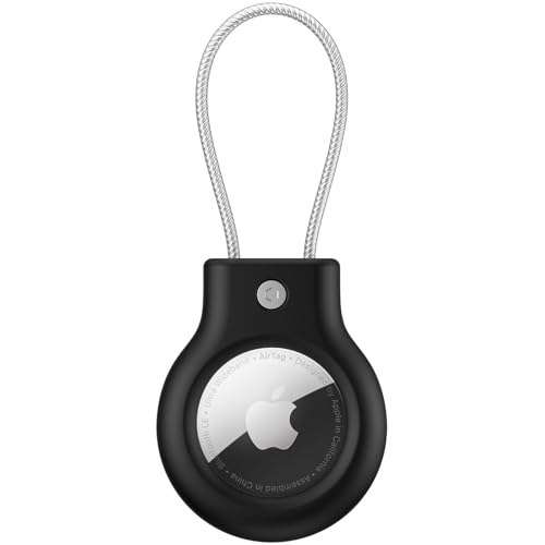 Ya en manzanajugosa.com: Oumida Soporte AirTag para Funda de Seguridad para Apple AirTag, Caja de Seguridad para Airtag con Cable de Metal, Protector Secure Holder AirTag Robusto para Llaves, Equipaje, Mochila