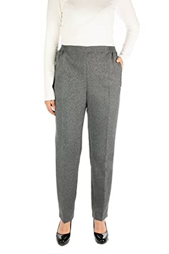 Alica Winter Schlupfhose meliert, komfortabler Gummibund, gerader Schnitt, Hosentaschen