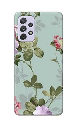 Image of Printed Hard Back Cover Case for Samsung Galaxy A72 Back Cover (Floral Painting) -1302