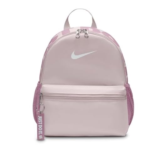 Nike Kinder Y NK BRSLA JDI MINI BKPK Rucksack, Platinum Violet/Plum Dust/Whit, One Size