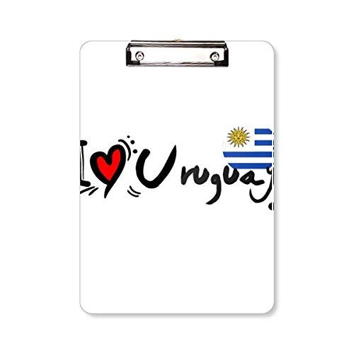 Bloc d'écriture I Love Uruguay A4 souvenir original