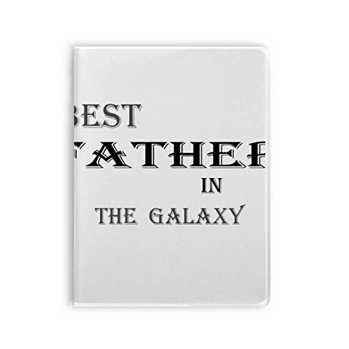 Carnet Best Dad in the Galaxy journal de bord flexible pour le bureau
