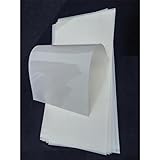 BANLTRE 12 x 24 inch Flat Packaging 10 Sheets 7.5 mil Mylar Sheet Milky Translucent PET Blank Stencil Making Sheet for Cutting, Cut Tool Template Material (Flat Packaging)