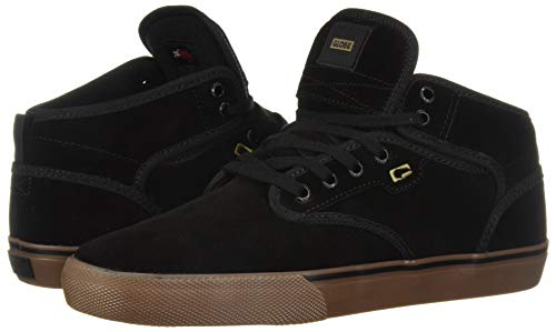 Image of Globe Men's Motley Mid Skate Shoe black /black /tobacco, 9.5 M US