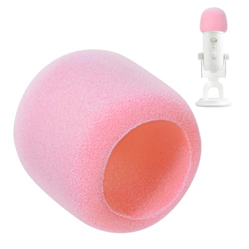 PhantAccy Pop Filter/Windscreen for Blue Yeti and Yeti Pro Microphones, Mic Cover for Filtering Plosives and Hissing Noise