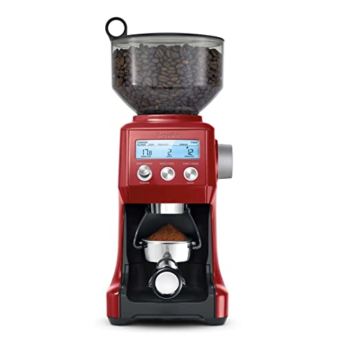 Breville BCG820CRNXL Smart Grinder, One Size, Cranberry Red