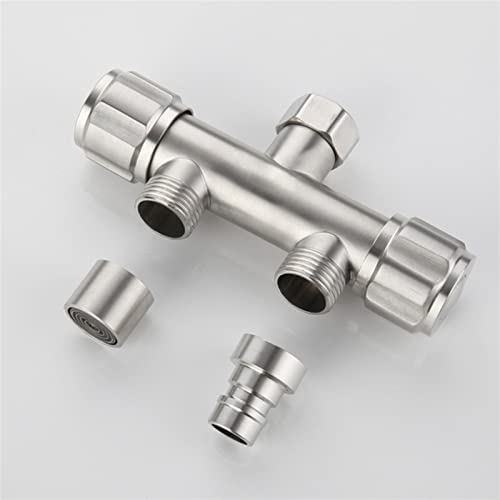 Vanne triangulaire acier inoxydable inverseur vanne angle deux sorties lave-linge