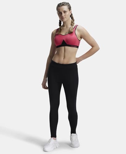 Image of Jockey 1376 Active Bra | Wirefree | Non Padded | Full Coverage Slip-On with Wider Straps | Super Combed Cotton Elastane Fabric