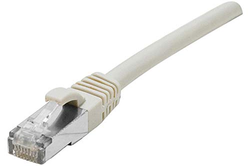 Câble Ethernet Cat6a blindé LSOH snagless 15m Gris