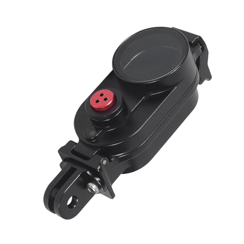 NovelGoal Aluminum Alloy Waterproof Housing Case Compatible with Insta360 GO3 GO3S 80meters Underwater Diving Housing Protective Cage Camera Shell (2 Slot Version)