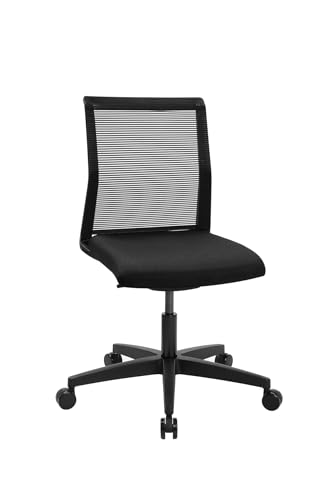 TOPSTAR Sitness Smart Point ergonomischer Schreibtischstuhl, Bürostuhl mit bewegter Sitzfläche schwarz