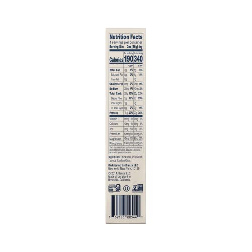 Image of Banza Chickpea Pasta, Ziti - Gluten Free Healthy Pasta, High Protein, Lower Carb and Non-GMO - 8 Ounce (Pack of 6)