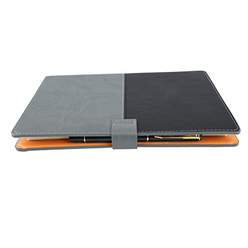 A5 Notebook Kit, Looseleaf Notebook Personalized Pen Hanging Clear Grain Dowling Paper PU Color Changing Leather for Work