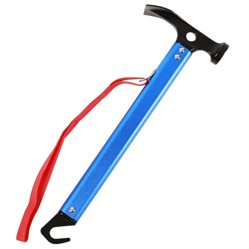 ALBOMI Ultralight 3-in-1 Metal Camping Mallet, Heavy Duty...
