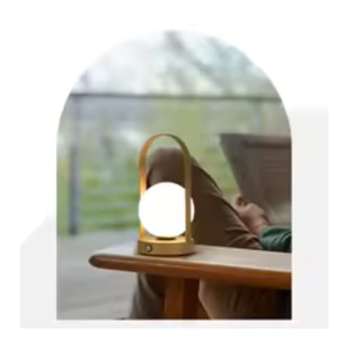 Luminária Abajur, Regulável, Sem Fio, USB Recarregável, Quarto, Hotel, Bar, Luz de cabeceira Desing