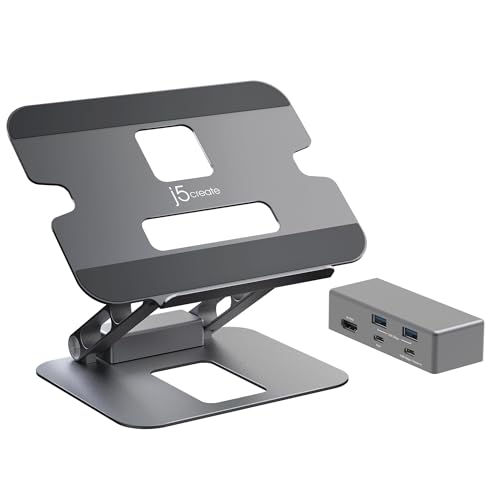 Support pour ordinateur j5create JTS327-N pour télétravail productif