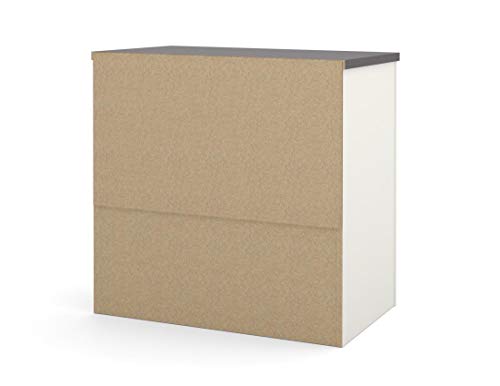 Image of BESTAR Connexion Lateral File Drawer (Ready-to-Assemble), 30 inch, Slate /Sandstone