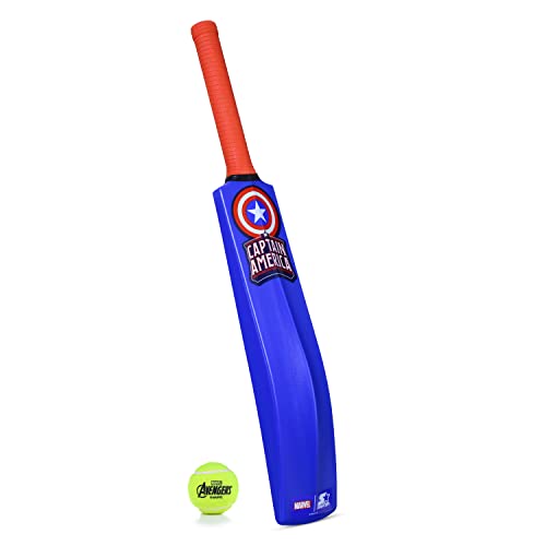 Image of Starter Captain America Cricket Bat and Ball Set Size 5 Multicolour, 3Y+