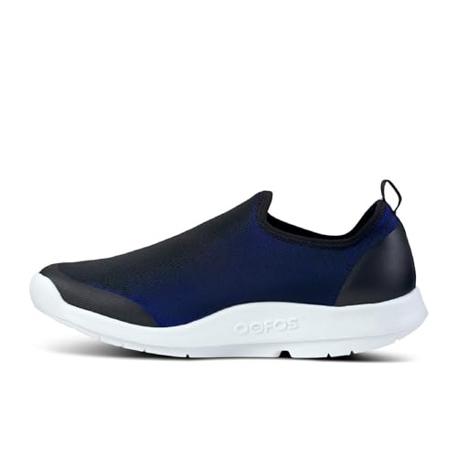 OOFOS OOmg Sport Low Recovery Shoe, White & Navy - Men s Size 11 by OOFOS - Image 5